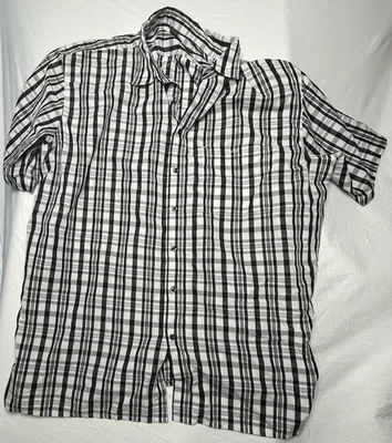 Camisa de manga corta a cuadros con botones 3XLT Great Northwest Clothing para hombre Foto 1 de 4