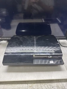 Sony PlayStation 3 PS3 Fat Console CECHE01 Backwards Compatible For Parts Repair - Picture 1 of 12