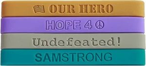 500 braccialetti in silicone - TESTO gratuito e IMMAGINI GRATIS - Foto 1 di 2