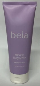 Beia Bikini & Body Scrub 225ML/7.61 oz Fragrance Free NEW - Picture 1 of 2