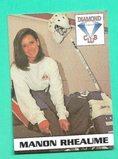 (1) MANON RHEAUME TAMPA BAY FIRST WOMAN NHL GOALIE PROMOTION  NM-MT  (W5478)  