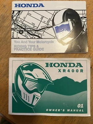 Xr400r 2001 manual del propietario y puntas de montar y guía de práctica Foto 1 de 4