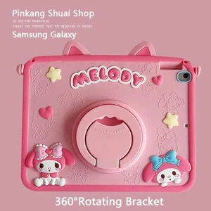My Melody Silica Gel 360°Rotating Bracket TabletCase For Samsung Galaxy SX-TabA7 - Picture 1 of 19