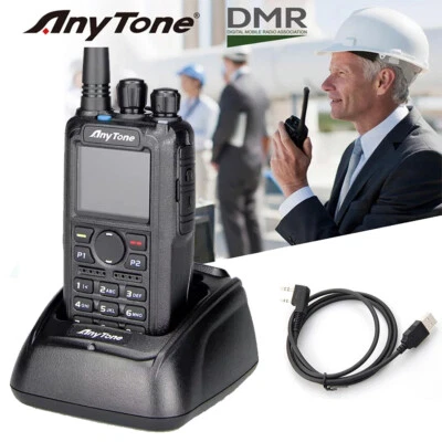 Anytone AT-D878UV Plus DMR Amateur Radio VHF/UHF Dual Band GPS &BT Two way radio - Image 1 of 4