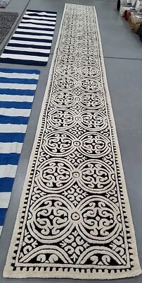 Alfombra Mancha Trasera NEGRO/MARFIL 2'-6" X 20', Precio Reducido 1172760591 CAM123E-220 Foto 1 de 4