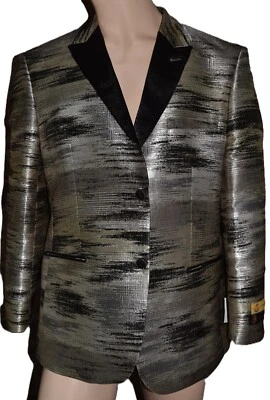 Pallini Blazer Mens Size 3XL Metallic Sport Coat Jacket 'Slim Fit' MSRP $359 NWT - Image 1 of 4
