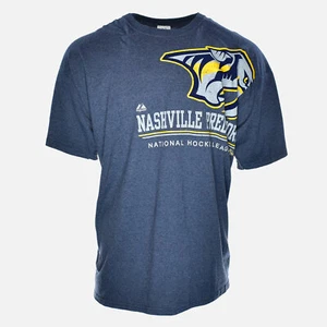 Camiseta Nashville Predators Hockey Logo Grande Liga Nacional Majestuosa Nueva con Etiquetas - 2X - Imagen 1 de 5