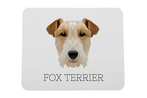 Ruwharige Fox Terrier geometrische onderlegger Art-Dog - Afbeelding 1 van 4