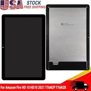 US LCD Touch Screen Digitizer For Amazon Fire HD 10 HD10 11th 2021 T76N2P T76N2B - Picture 1 of 5