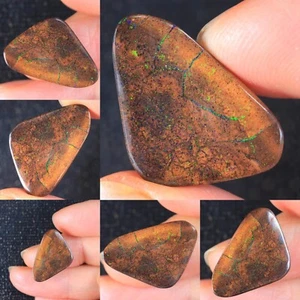 10.49 TCW Natural AUSTRALIA KOROIT Boulder Opal Stone + VIDEO - Picture 1 of 9
