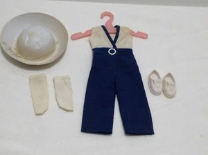 Vintage Doll Sailor Suit With Hat, Shoes , Socks and Hanger - Picture 1 of 5