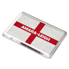 FRIDGE MAGNET - Amara-Leigh - St George Cross/England Flag - Girl&#39;s Name Gift