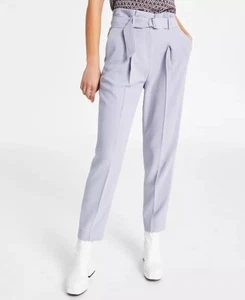 UVP 89 $ Bar III Damen-Knöchelhose Struktur Krepp leicht spitz zulaufend Mondstein Größe 16 - Bild 1 von 6