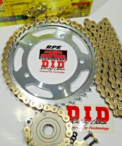 2015-2016 Suzuki GSX-S750 DID VX3 GOLD 525 Chain and Sprockets Kit GSXS750 - Picture 1 of 2