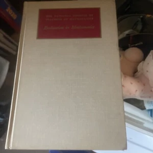 Evaluation in Mathematics Twenty Sixth Yearbook 1961 NCTM Hardcover - Picture 1 of 13