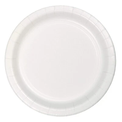 CEG Paper Lunch Plates, White (79000B) - Image 1 of 4