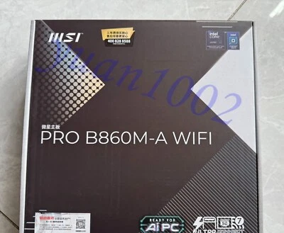 MSI PRO B860M-A WIFI Socket 1851/B860/Ddr5/S-Ata 6Gb/S/Micro Atx Fast delivery - Image 1 of 4