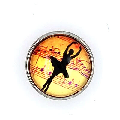 Click Buttons - Ballarina Druckknopf, für Armbänder, 80-0021 - Bild 1 von 2