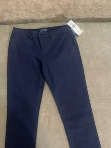 Polo Ralph Lauren Boys Chino Pants Pockets Flat Front New 8 - Picture 1 of 2