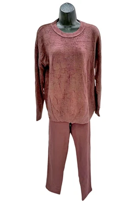 Barefoot Dreams Women's CozyChic Pullover & Straight Leg Pant Set Fig - Image 1 of 2