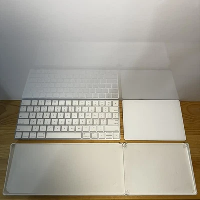 Apple Magic Keyboard A1644. Apple Magic Trackpad A1535. Lightning Port. - Image 1 of 4