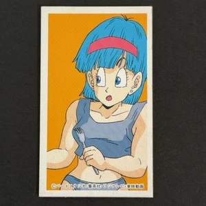 Vtg Dragonball Menko Bulma Japanese Dragon Ball Card Akira Toriyama - Picture 1 of 7
