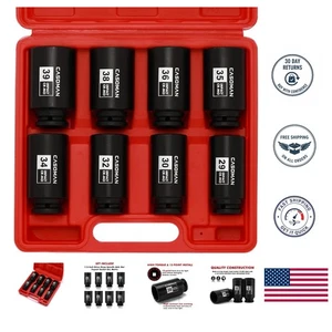 1/2-Inch Drive Heavy Duty Socket Set - 8 Pieces with Corrosion-Resistant Finish - Bild 1 von 10