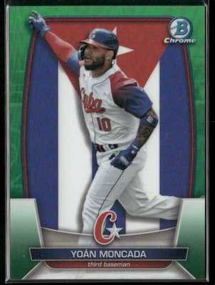 Bowman Chrome Yoan Moncada WBC 2023 refractor verde/99 Foto 1 de 2