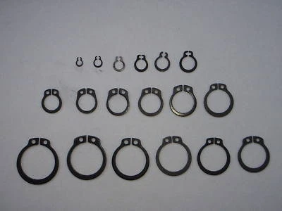 LNM STEEL EXTERNAL CIRCLIPS CIRCLIP PACK 3MM - 20MM VARIOUS