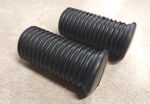 Rubbers Footpeg Ironhead Shovelhead Sportster FX Driver Pegs Harley Superglide - Picture 1 of 7