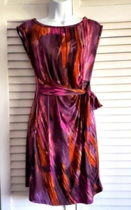 MSK Women's Multicolored Sleeveless Dress, Size 6, Pre-Owned - Picture 1 of 6