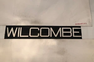 Devon Tiverton 212 Area Vintage Linen Bus Blind 1960’s 31"- Wilcombe - Picture 1 of 6