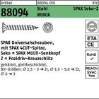 SPAX Schraube R 88094 Senkkopf m.Spitze/Kreuzschl.-PZ 4,5 x 45/39-Z Stahl gal...