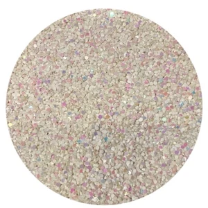 100g GRUESO 040” 1mm IRIDISCENTE BLANCO MATE BRILLO 4 PAREDES PINTURA ADITIVO/ARTESANAL - Imagen 1 de 1