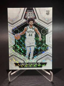 2023-24 Panini Mosaic Andre Jackson Jr. Rookie RC White /25 #234 Bucks - Picture 1 of 3