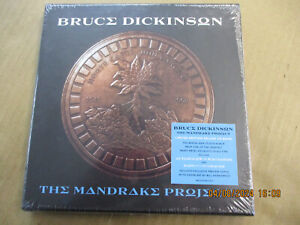 BRUCE DICKINSON - THE MANDRAKE PROJECT - LTD ED DELUXE CD BOOK NEW SEALED 2024