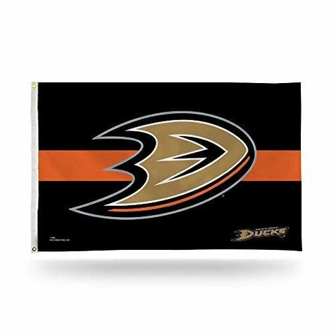 Rico Industries Anaheim Ducks Striped Flag - 3 x 5 Foot Flag Cover