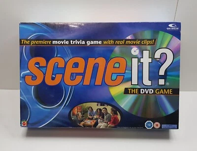SCENE IT? THE ORIGINAL 2003 MOVIE EDITION THE DVD MOVIE TRIVIA BOARD GAME HASBRO - Image 1 of 4