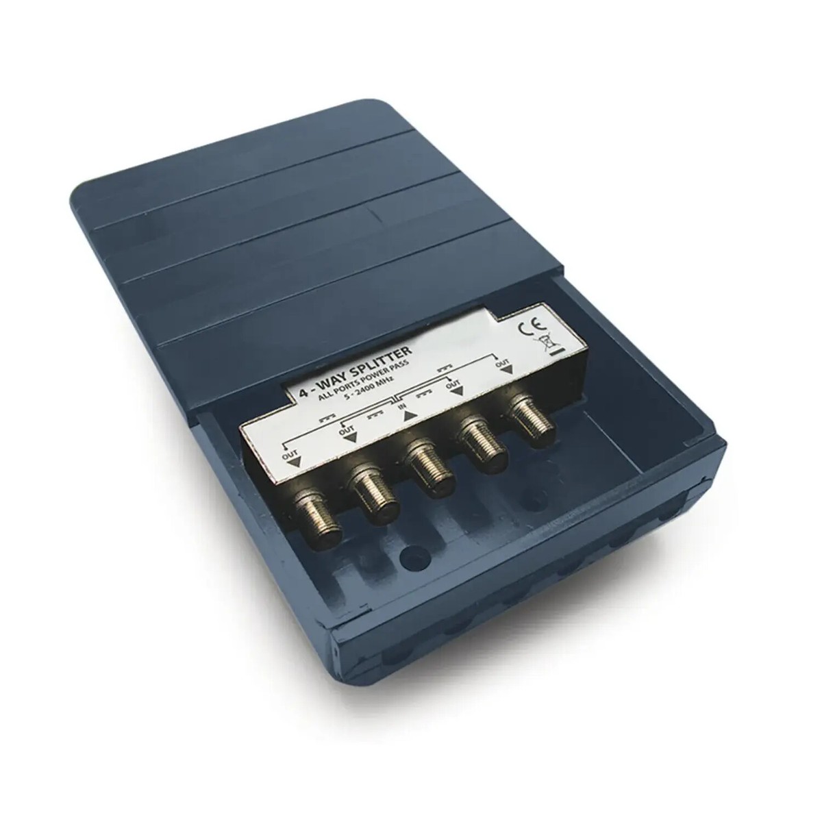 Splitter Segnale TV DVB-T - 1 Ingresso, 4 Uscite, Con Passante Alimentazione - Foto 11