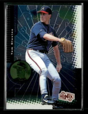 Tom Glavine 1999 UD Ionix #9 - Image 1 of 2