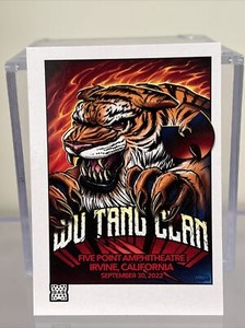 Wu-Tang Clan Trading Card and Nas NY State Of Mind Tour 2022  LIMITED 71/159