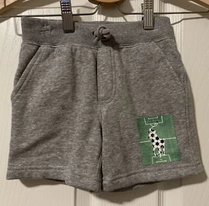 Polo Ralph Lauren Soccer Shorts Boy’s Size 2/2T Sweat Fleece Gray Green NEW - Picture 1 of 7