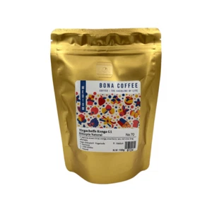 GRANO DE CAFÉ TOSTADO YIRGACHEFFE KONGA G1 ETIOPÍA TOSTADO MEDIO NATURAL - Imagen 1 de 2