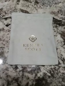 Kendra Scott Gris Joyería Bolsa Polvo Bolsa NUEVA Bolsa solamente - Imagen 1 de 3