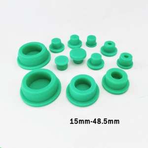 Hole Plugs Silicone Rubber Blanking End Cap Pipe Inserts Bungs 15mm-48.5mm Green - Picture 1 of 36