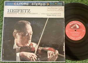 Sibelius - Violin Concerto Heifetz Hendl LSC 2435 SD 1S/1S Indy LP TAS NM- - Picture 1 of 2