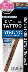 K-palette 1 Day Tattoo Last pencil Eyeliner Realstrong 24hWP DB Deep Brown JP - Picture 1 of 6
