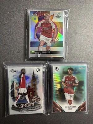 Arsenal FC Soccer 25 Card lot bag w/ 1 numbered or Auto Martin Ødegaard & Others - Image 1 of 2