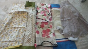 Vintage Lot of 5 HALF APRONS, Floral, Rick Rack #18-24 - Picture 1 of 6