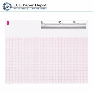 ECG EKG Thermal Paper Medical Cardiology Recording 8.5" x 11" 10 Pack per Case  - Picture 1 of 4